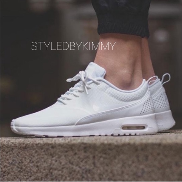 🌸 NIKE AIR MAX Thea Sneakers Shoes White New - Picture 6 of 7